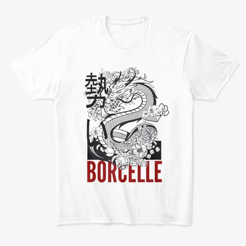 Borcelle Black Red Illustration Dragon