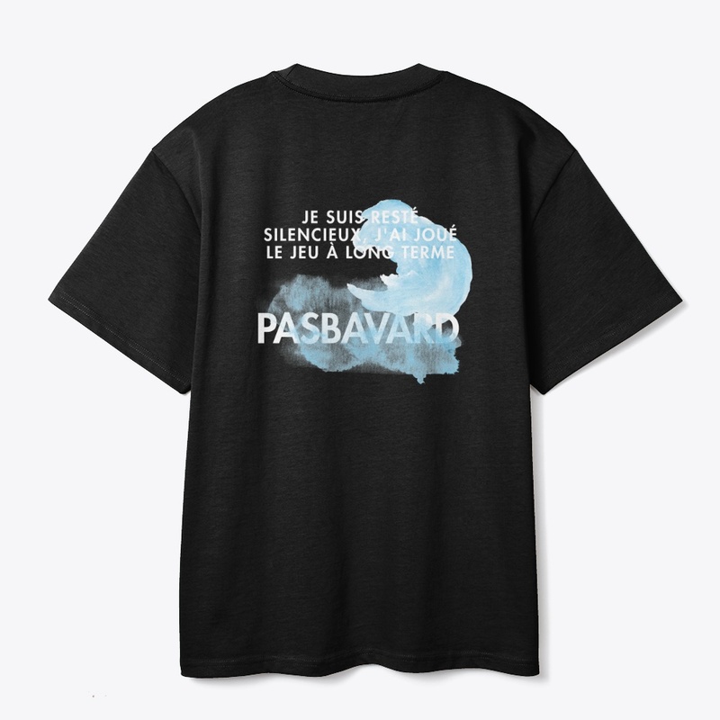 TRAITS D'AQUERELLE TEE BLACK