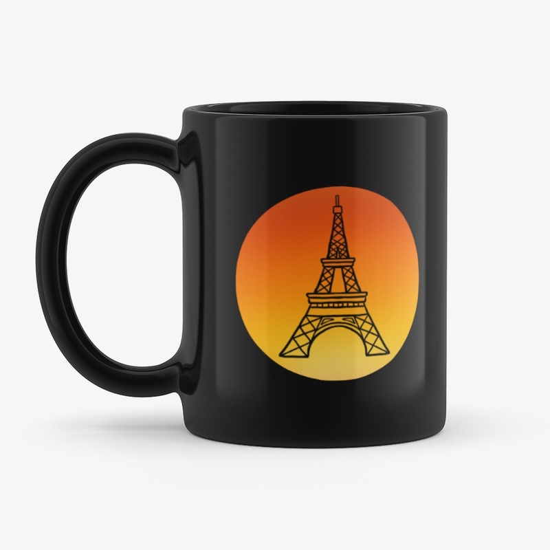 black coffee mug