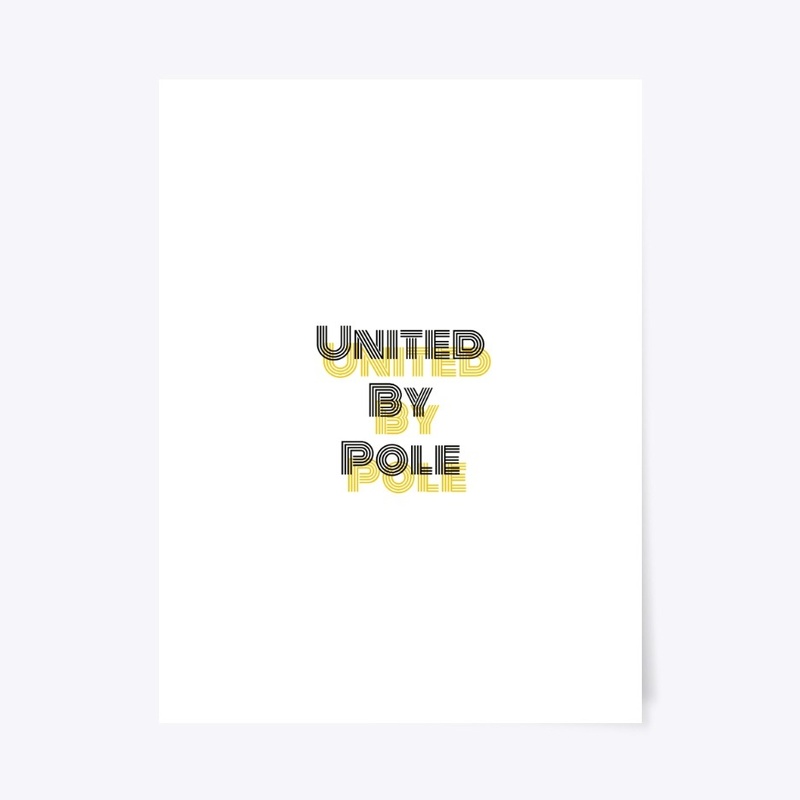 United By Pole Shadow Text