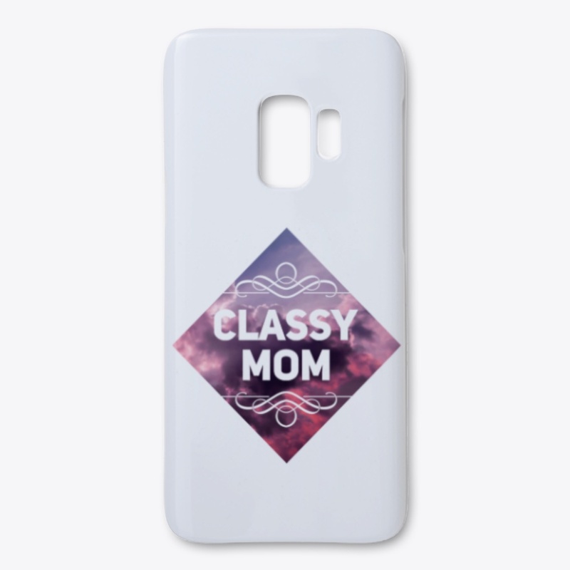Classy Mom with Sky Background