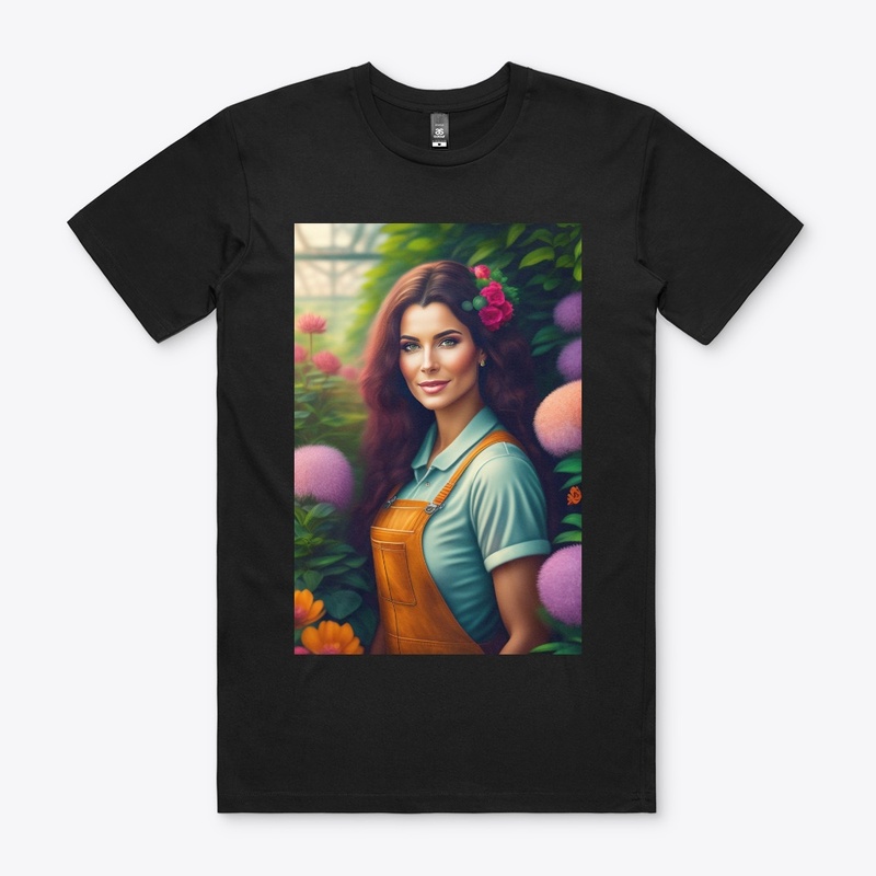 garden party t-shirt pastel butterflies
