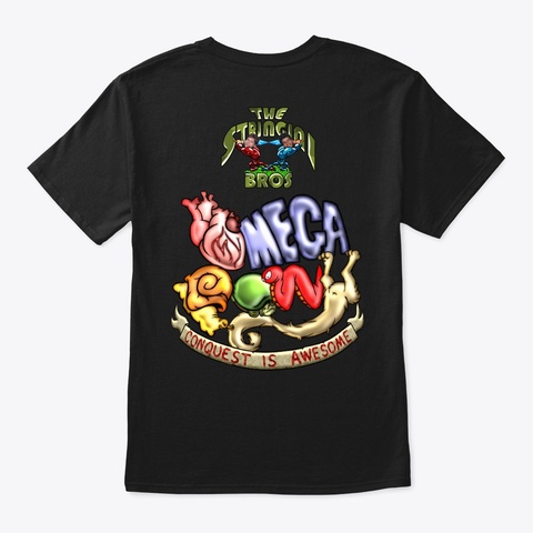  My Mega Pony   Painful Slash Black Camiseta Back