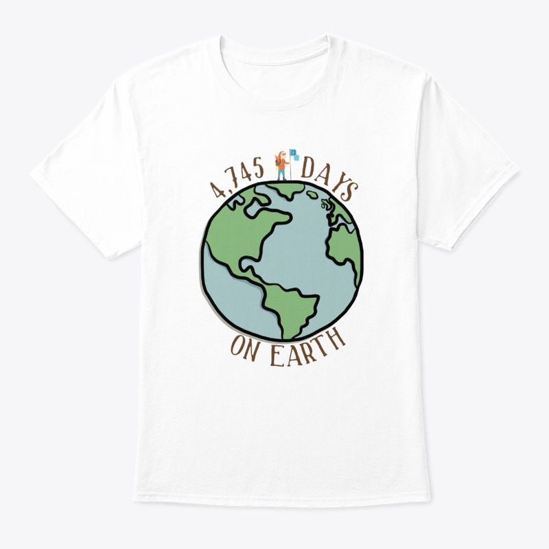13 Years Old - 4,745 Days on Earth Shirt