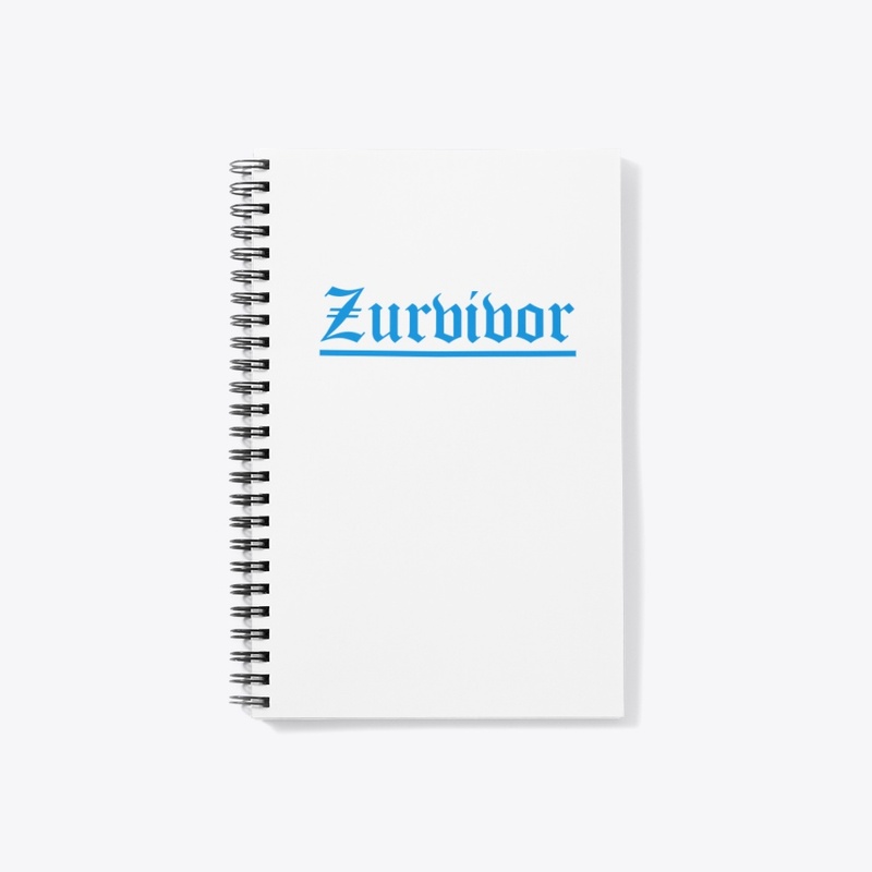 Zurvivor note book and sticker