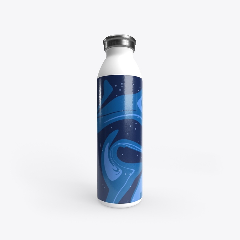 Blue Water Bottle