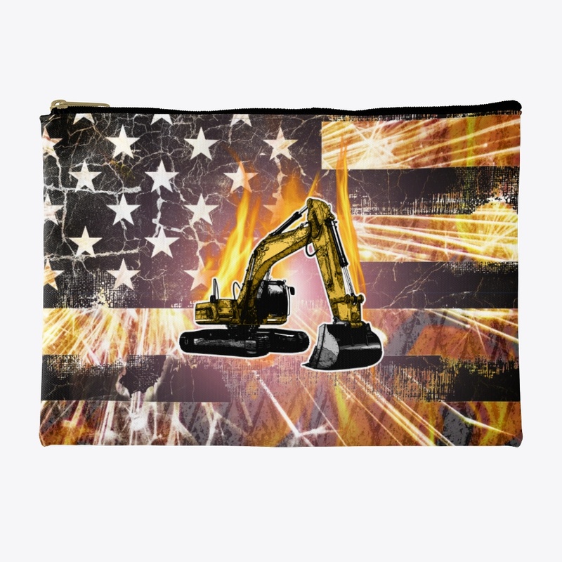 Excavator Flag Sparks