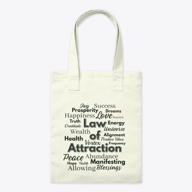 Law of Attraction Grocery Tote Bag