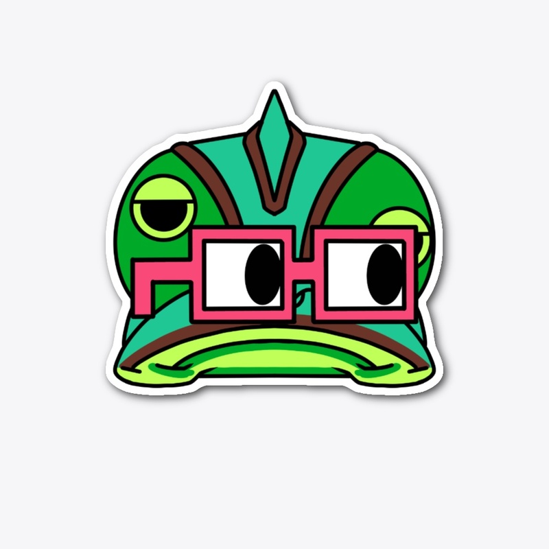 Chameleon Noundles Sticker