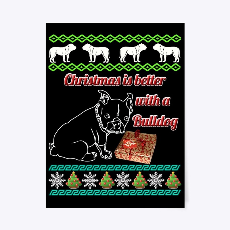 Christmas Is Better With a Bulldog