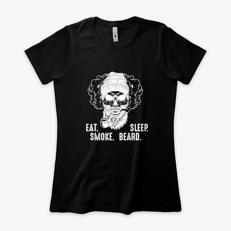 Eat Sleep Smoke Beard Gift Father's Day