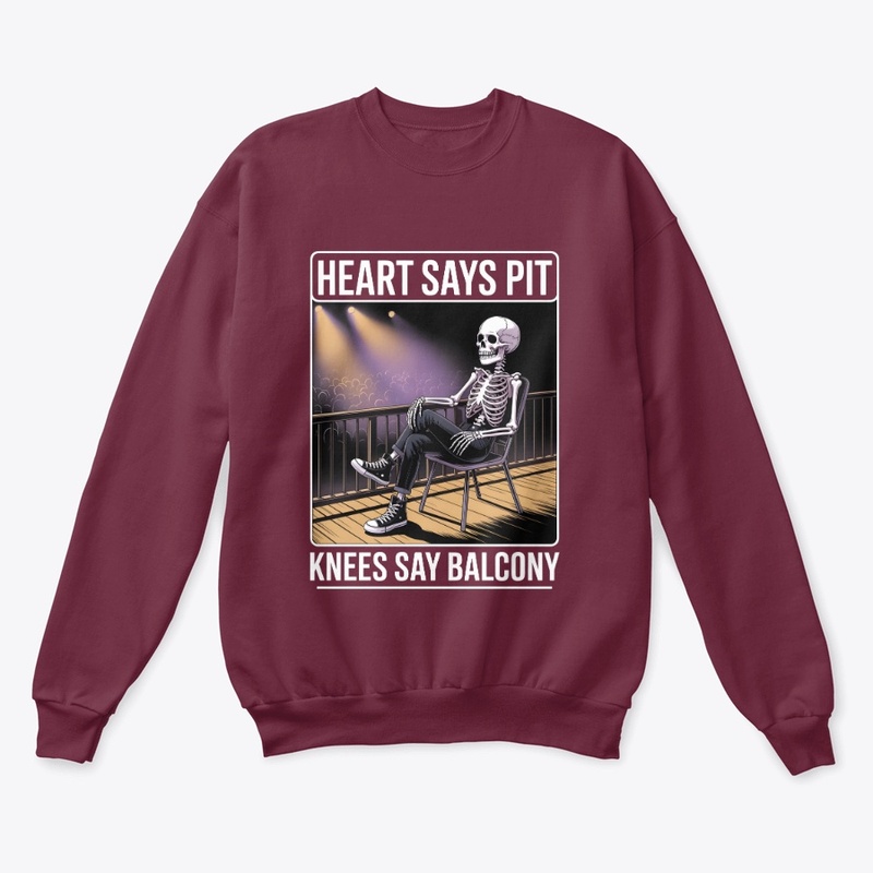 Heart Says Pit Knees Say Balcony