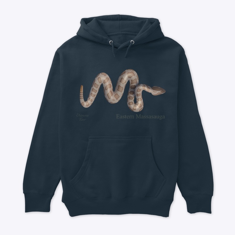 Pullover hoodie - Eastern Massassauga