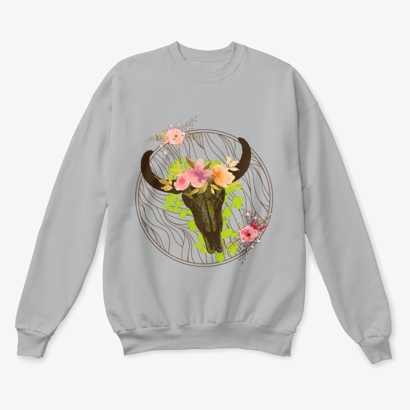 Skull & flowers