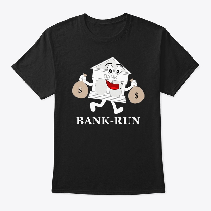 Bankrun Funny Running Bank Pun T-Shirt