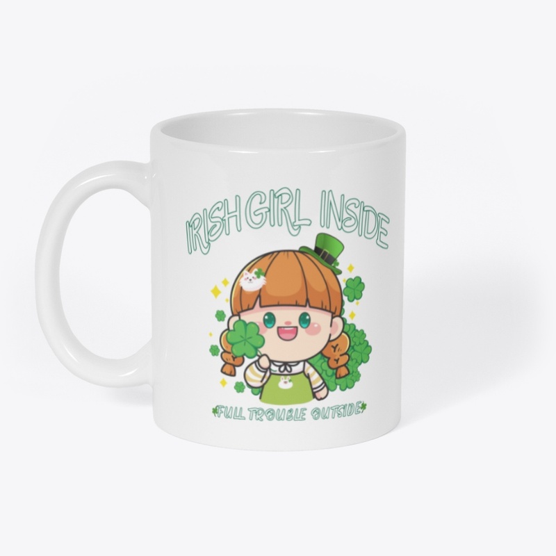 Irish girl,full trouble -S.Patrick day