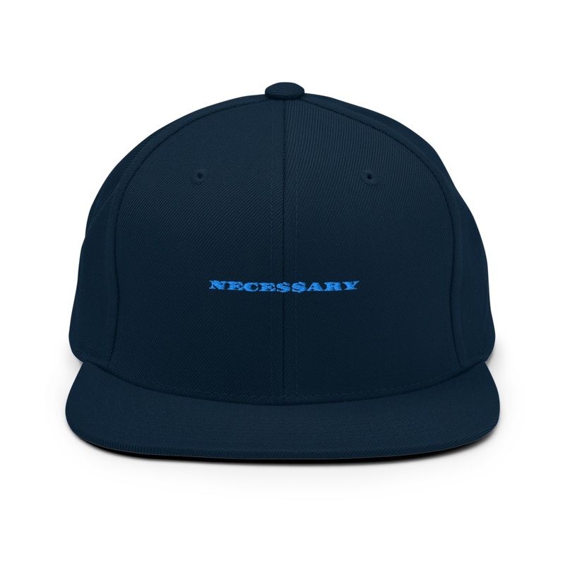 OGSTATUS NECESSARY EMBROIDERY SNAPBACKS 