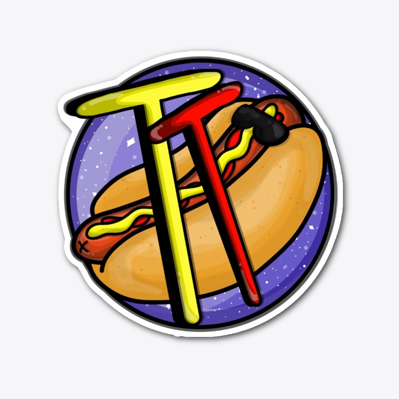 TT Hotdog Die Cut Sticker