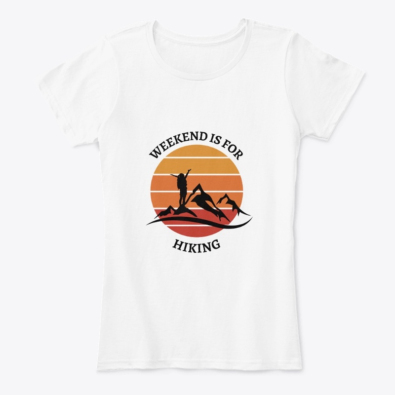 weekend is for hiking vintage t-shirt