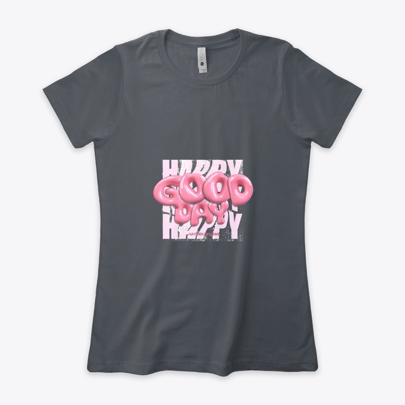 Pink and white playful 3D Typography