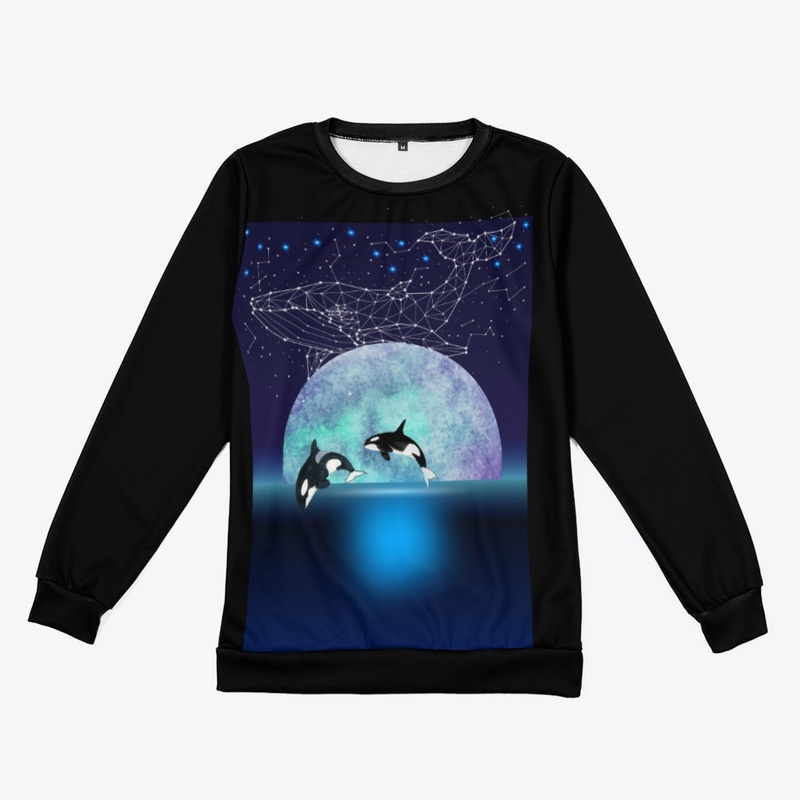 Night Sea Dreams with Whales