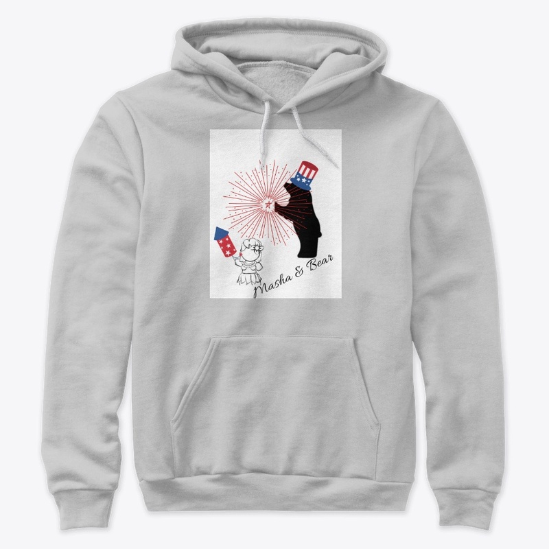 Masha & Bear 4th July Tee