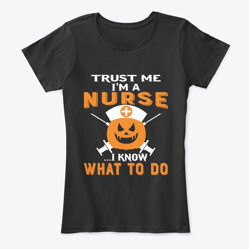Trust me Im a nurse Halloween pumpkin 
