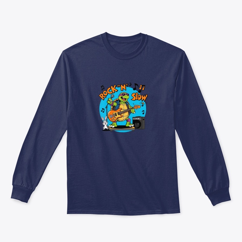 Funny Turtle Rock Star Music Design