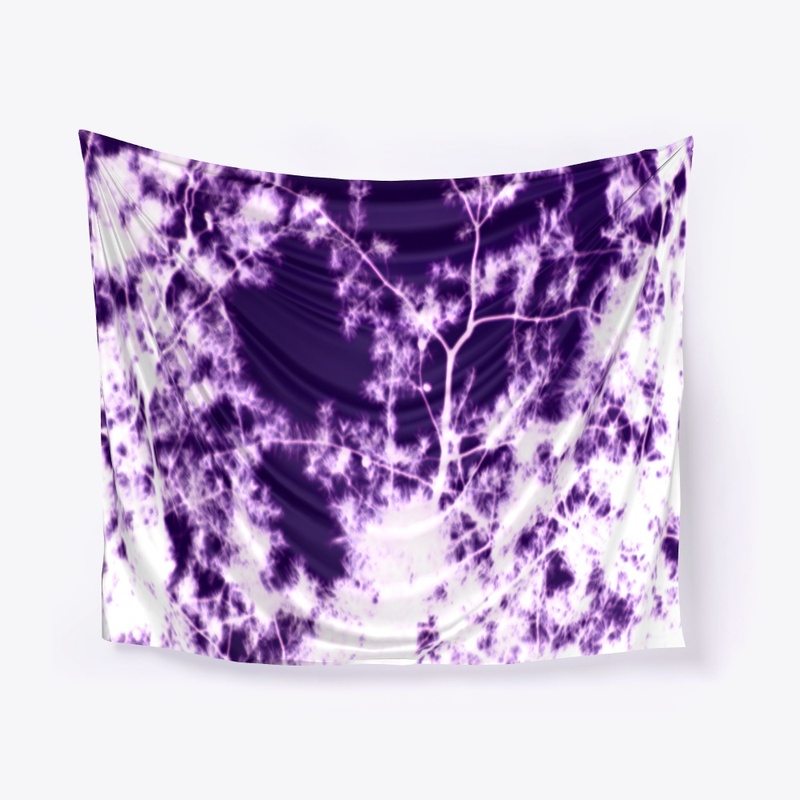 white on purple