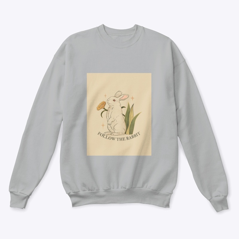 Follow The Rabbit t-shirt for women