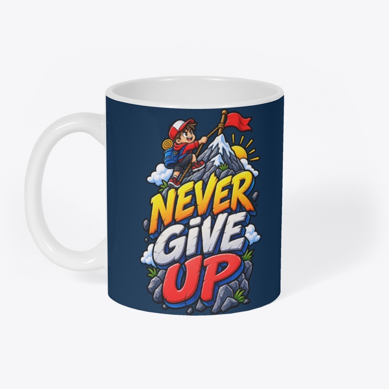Never Give Up – Mountain Climber