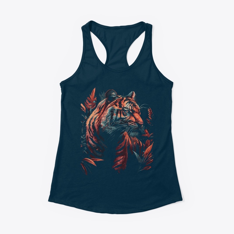 tiger in the forest 
