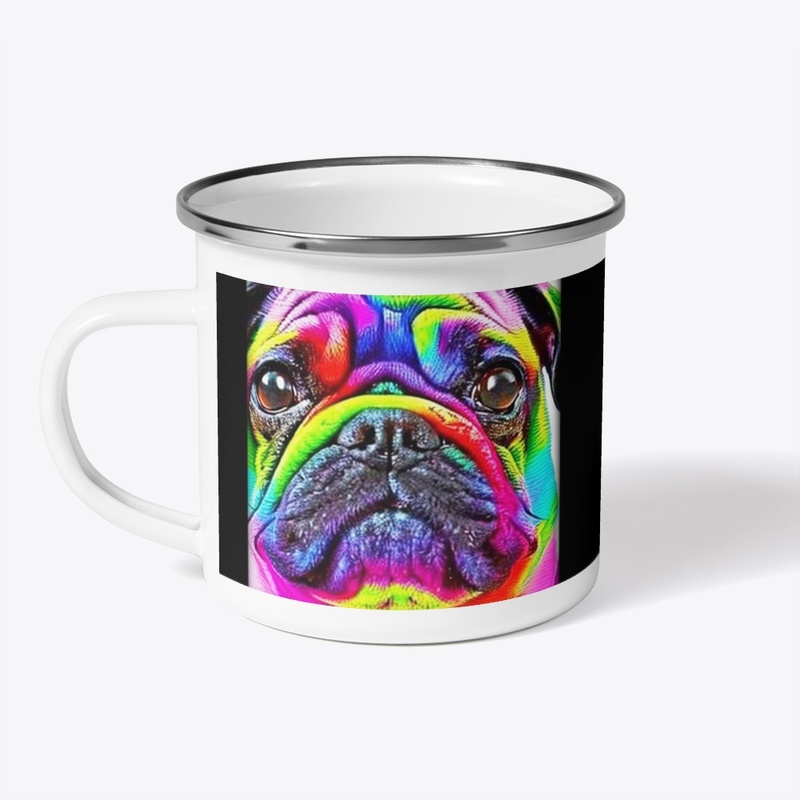 Colorful Pug Creation