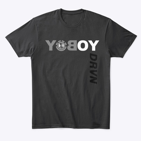 Yb2025 Drvn1stgear Official Black T-Shirt Front