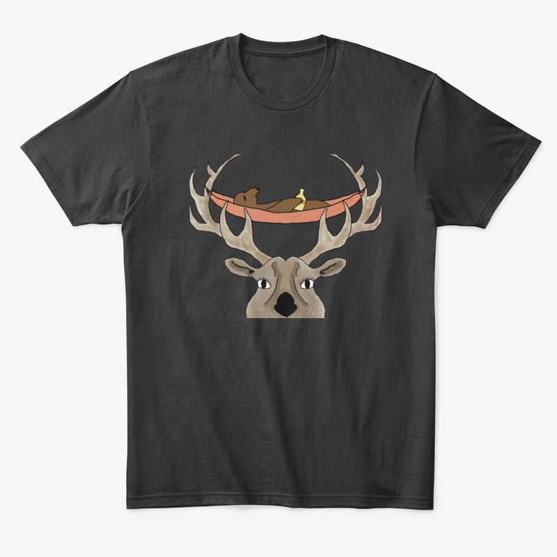 The Bear On A Hammock On Antlers!