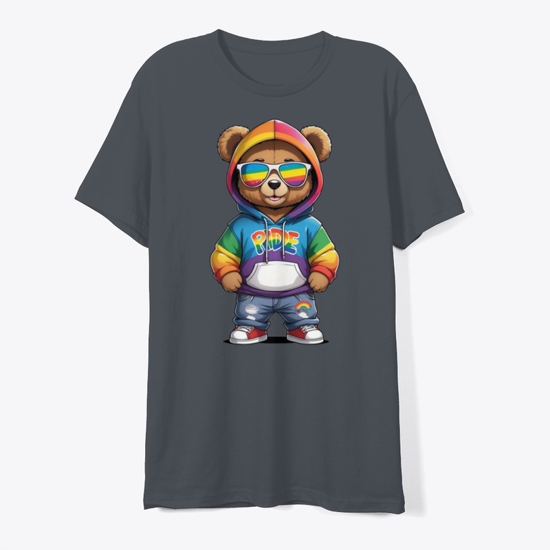 Pride Bear Premium Tru Transfer T-Shirt