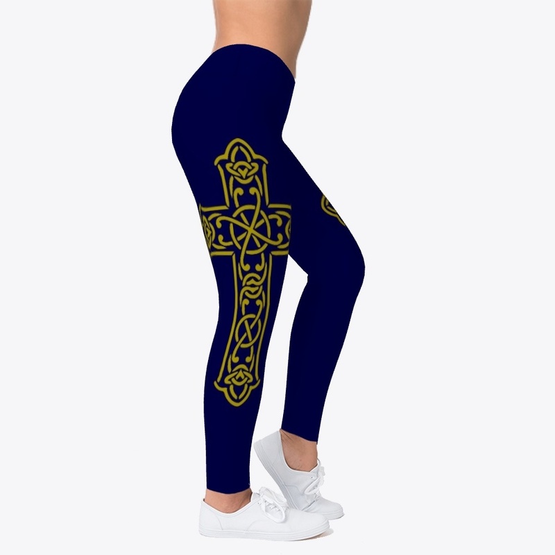 Golden Celtic Cross