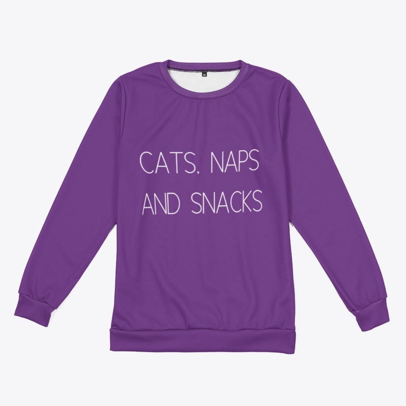 Cats Naps And Snacks Cat Shirt