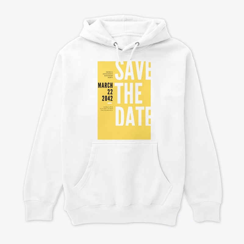 save the date premium t-shirt design