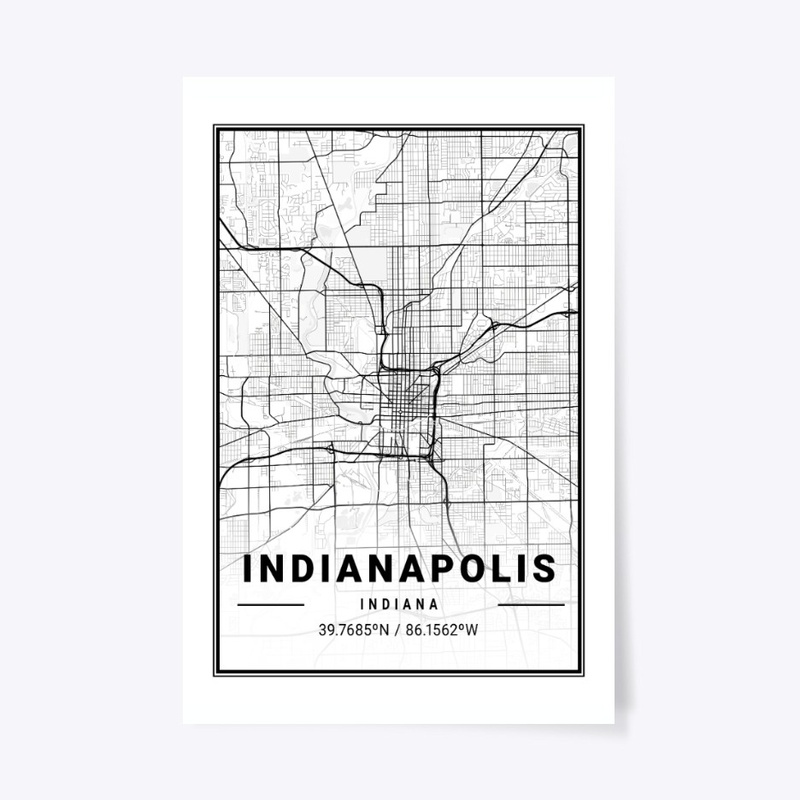 Indianapolis Light City Map