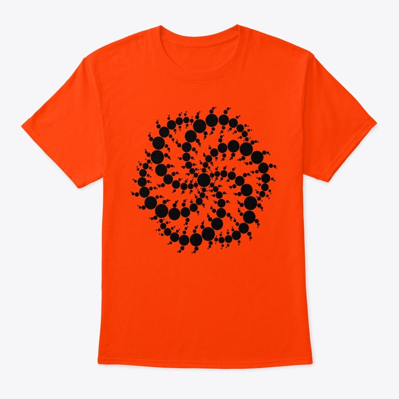 B & W Circles Mandala Shirt