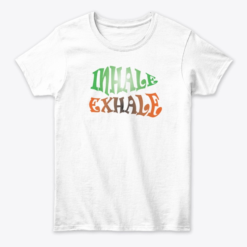 NEW INHALE EXHALE T-SHIRTS