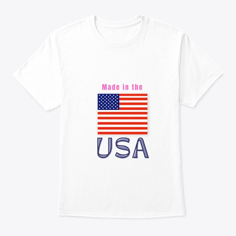 u s a flag t-shirt design