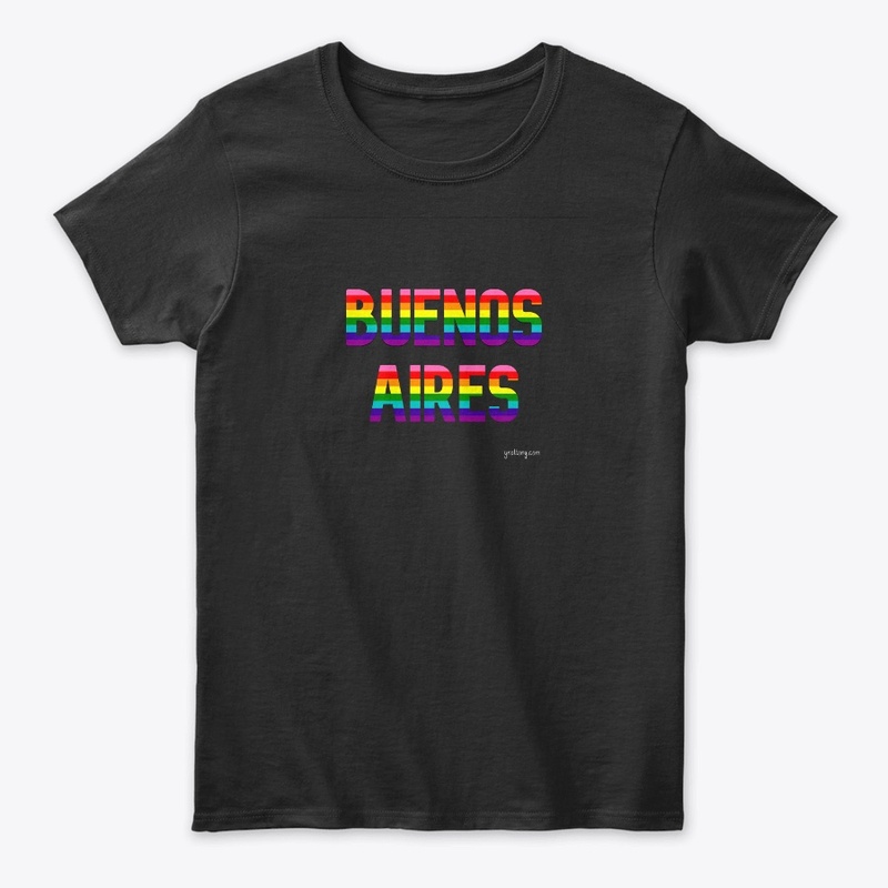 Buenos Aires Pride Rainbow Flag Apparel 