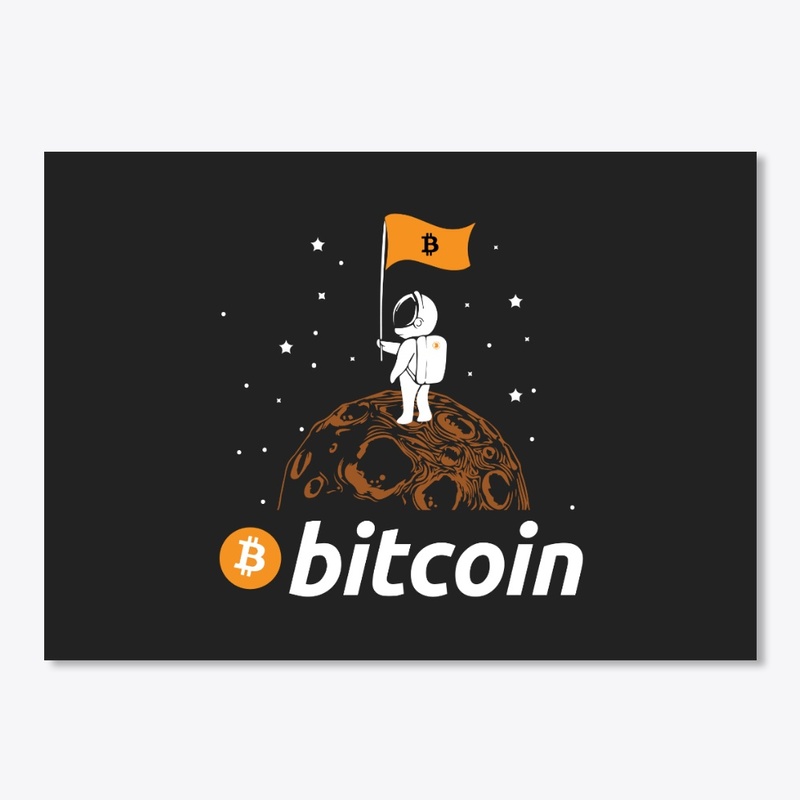 Bitcoin Astronaut - To The Moon - Crypto