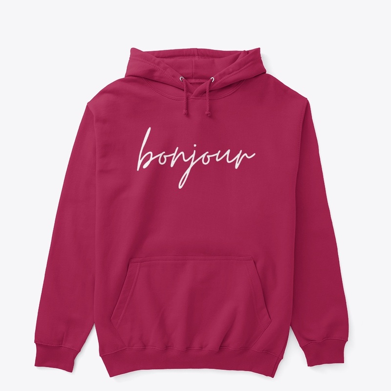 bonjour (white text)