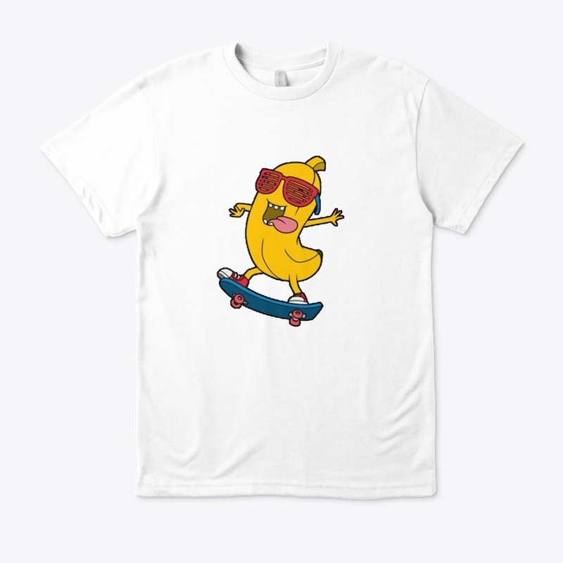 Banana's Skate Board T-Shirt