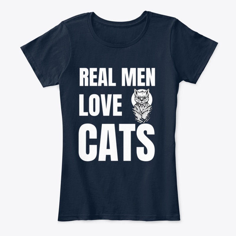 REAL MEN LOVE CATS T SHIRT, GIFT TSHIRT.
