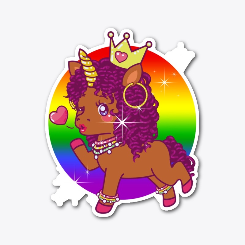 Afro Unicorn Black Girl Magic