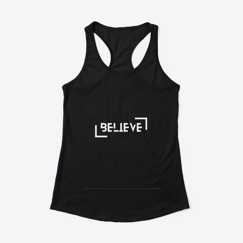 Black n White Believe design